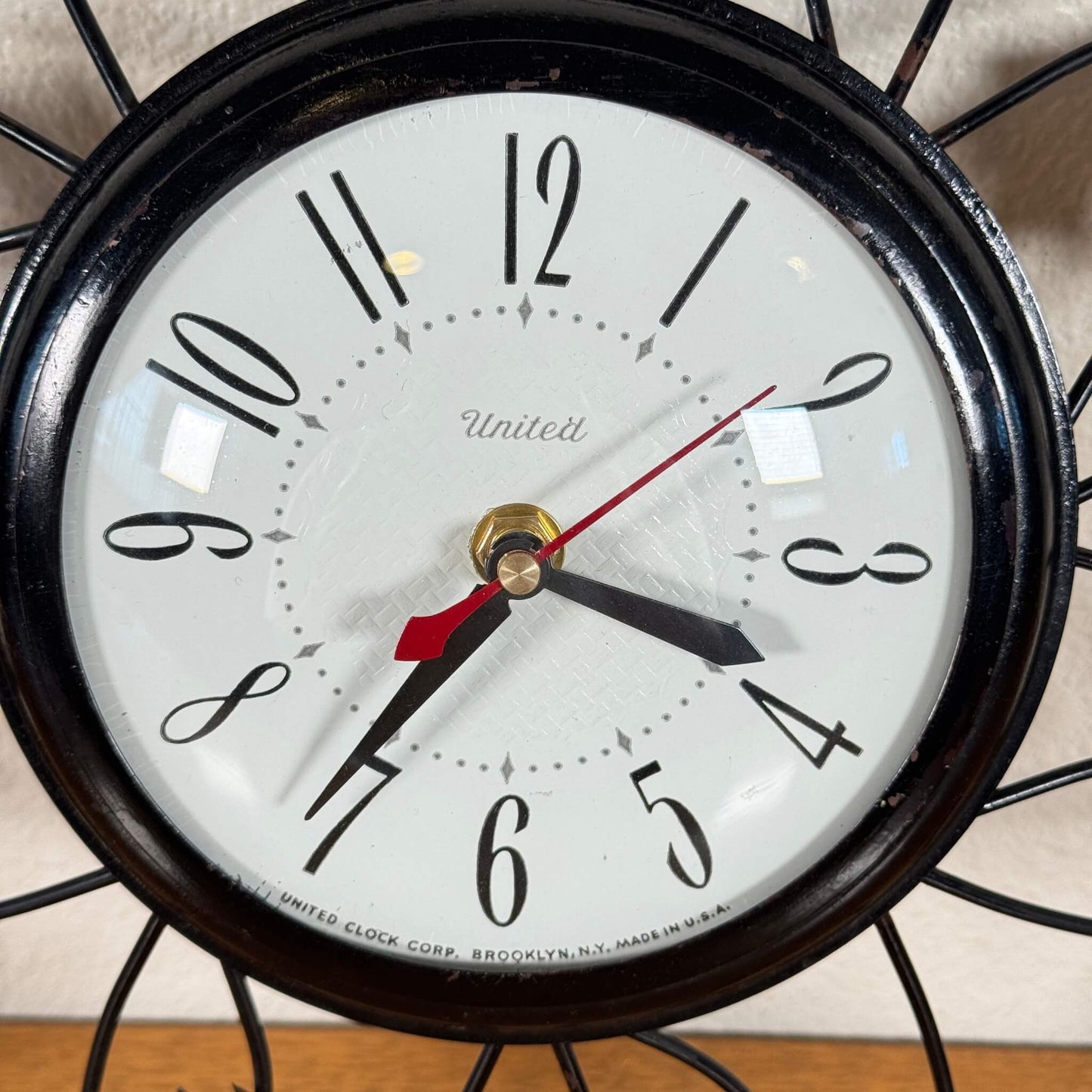 #1982【1960-70年代】ビンテージ United Clock 掛け時計 / ウォールクロック アメリカ
