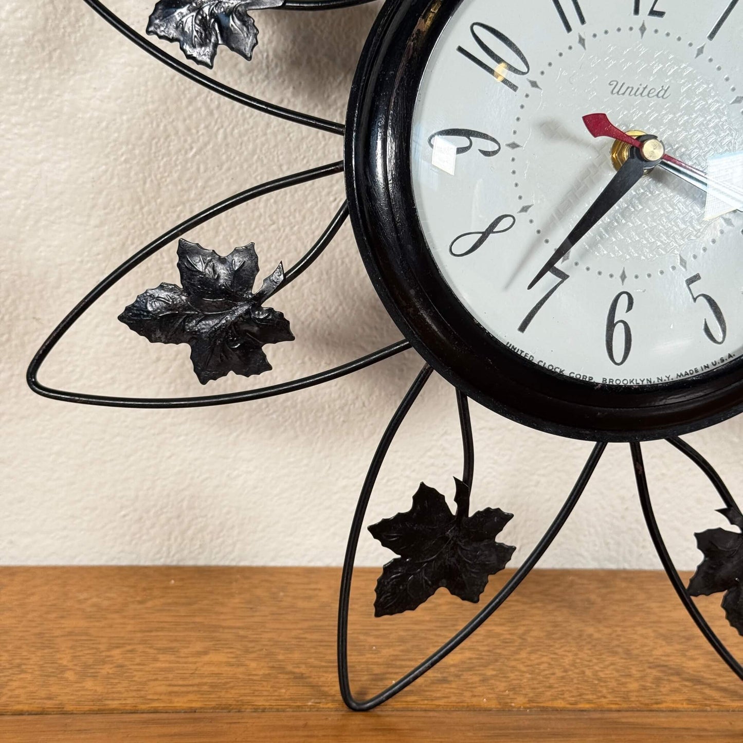 #1982【1960-70年代】ビンテージ United Clock 掛け時計 / ウォールクロック アメリカ