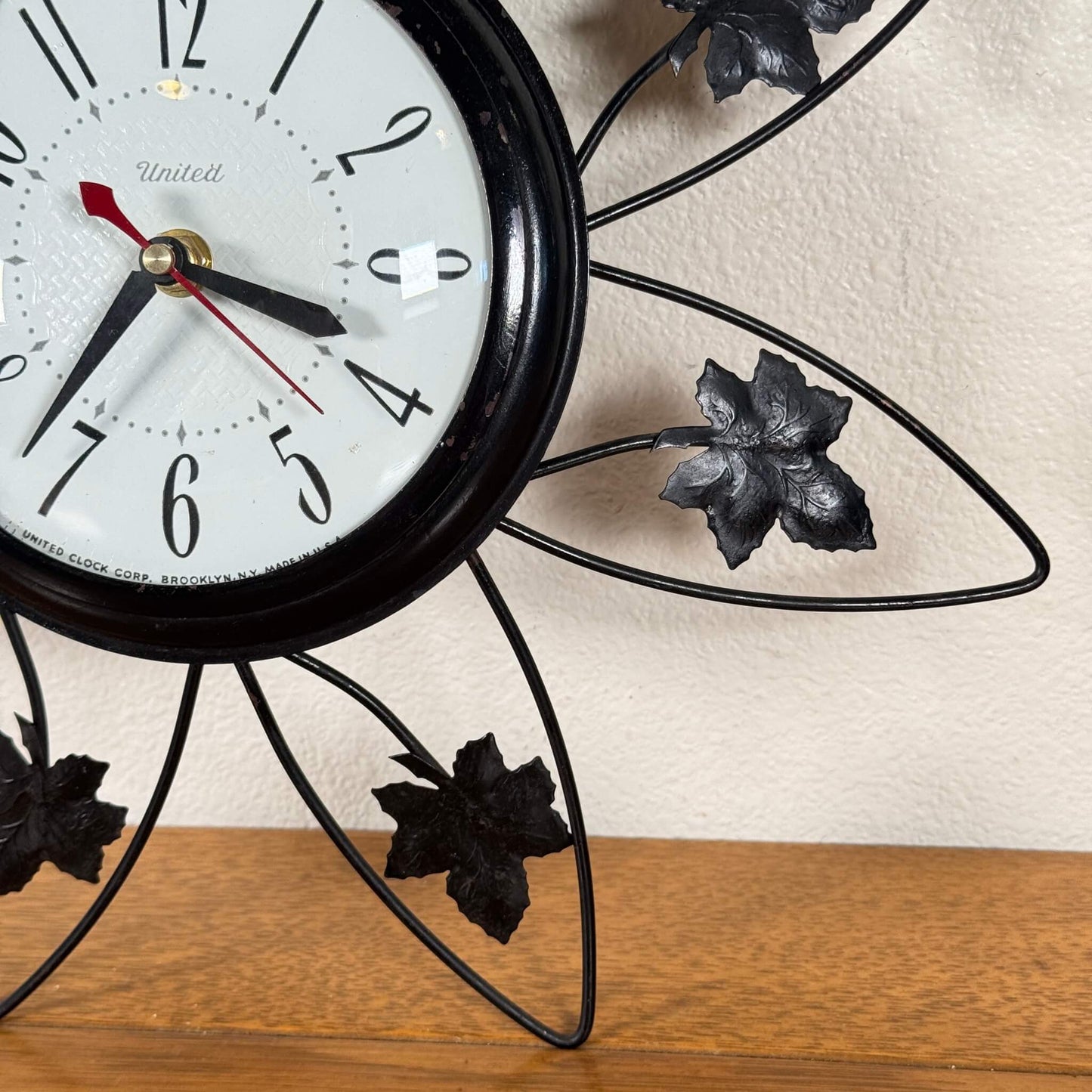 #1982【1960-70年代】ビンテージ United Clock 掛け時計 / ウォールクロック アメリカ